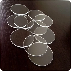 Base acrílica circular 06cm x 06cm 2mm C/50 Unid