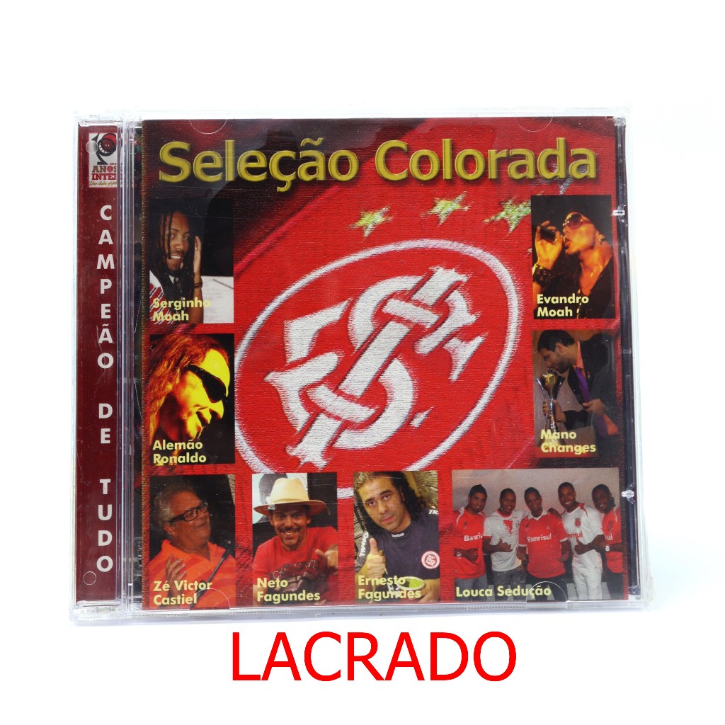 Seleção Colorada CD Lacrado Original Do Inter Campeão De Tudo / Futebol