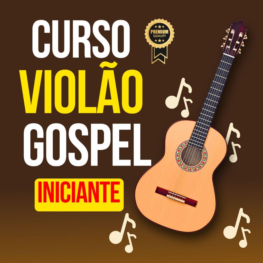 Violão para Iniciantes Gospel - Curso com Apostila Exclusiva