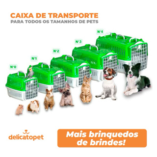 Caixa de Transporte Pet Para Caes Cachorro e Gato Pequeno Medio e Grande em Oferta na Shopee