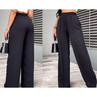 pantalona lisa / pantalona duna / calça larga / calça pantalona
