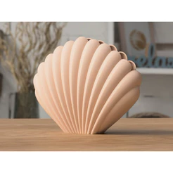 Vaso Decorativo em Formato de Concha para Decoração de Ambientes Modernos e Sofisticados