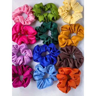 kit xuxinha de cetim  ,scrunchies de cetim,rabicó cores variadas
