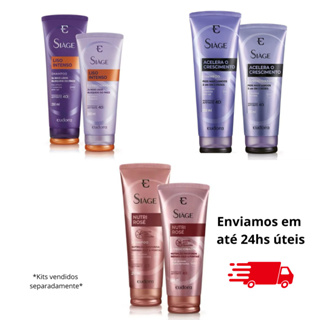 Kit Eudora Siàge Shampoo 250ml + Condicionador 200ml Vegano Escolha o Seu em Oferta na Shopee