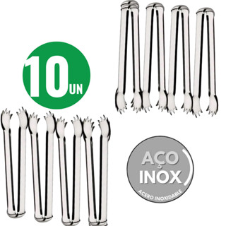 Mini Pegador de Gelo Aço Inox Pegado Para Frios Carnes Multiuso Bares Restaurantes Drinks Utensílio de cozinha em Oferta na Shopee