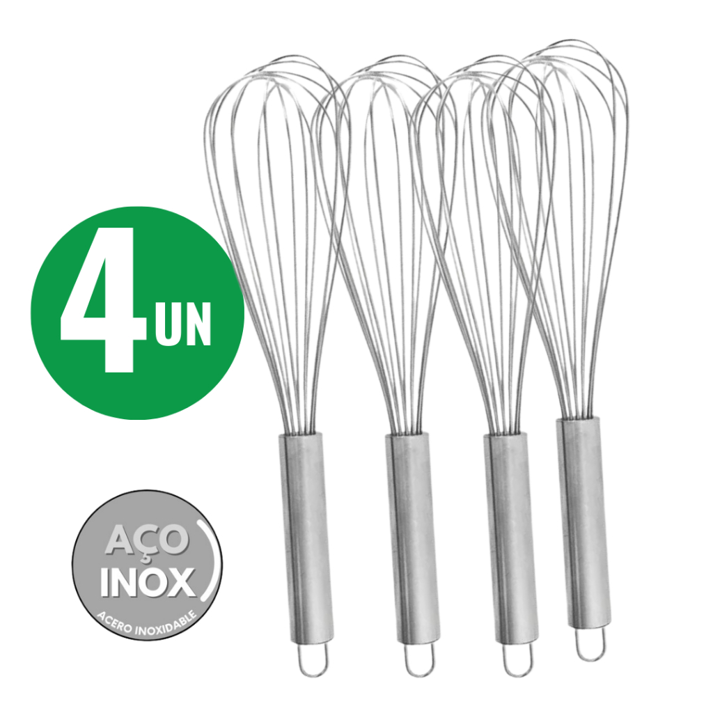 Fue Profissional Batedor de Ovos Fuê Fouet Inox Omelete Bolo Cozinha Misturador de Massas Clara em Neve