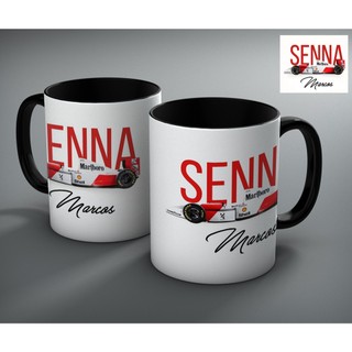 Caneca Airton Senna Piloto Formula 1 Esportiva