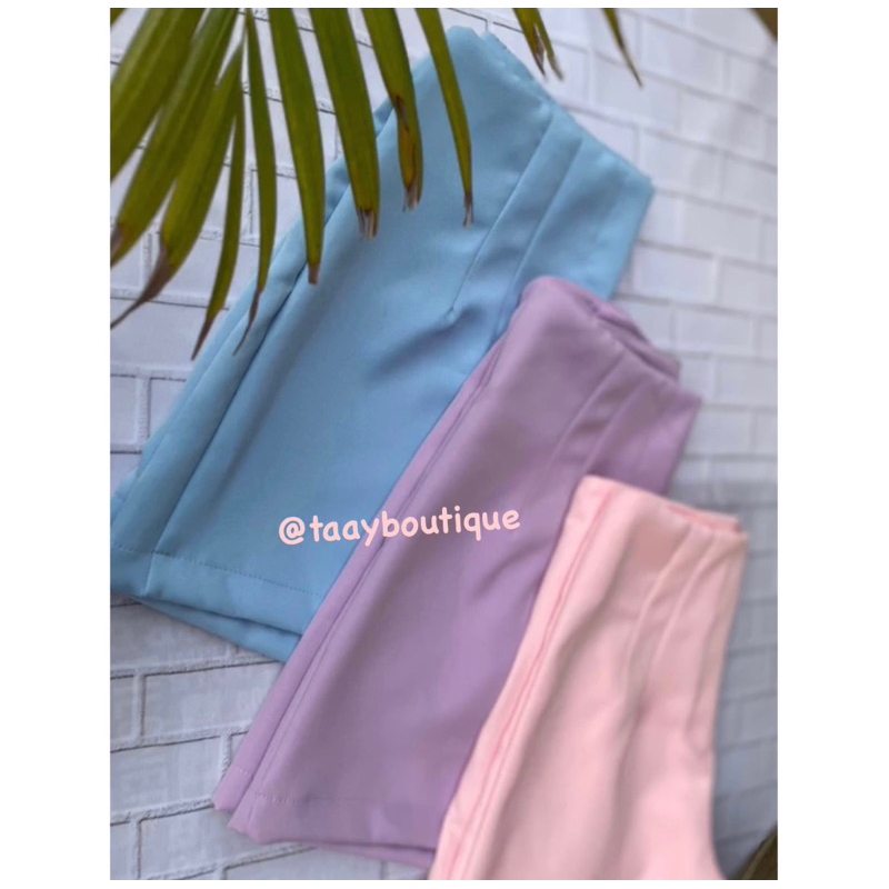 Kit 3 Short Zara Alfaiataria Feminino Moda Blogueira