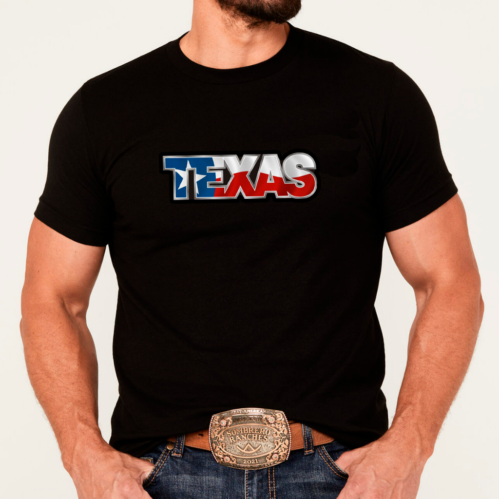 Camisa Bandeira Texas Lançamento Farm Agro Camiseta Country T-Shirt Rodeio 100% Algodão 30.1