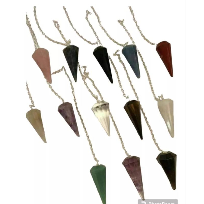 Pêndulos Reiki Radiestesia Esoterismo kit com 4 unidades de 4cm