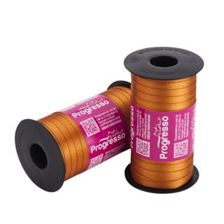 1~4 Fita de Cetim Caramelo 100 Metros 7Mm - Cód-2000 em Oferta na Shopee