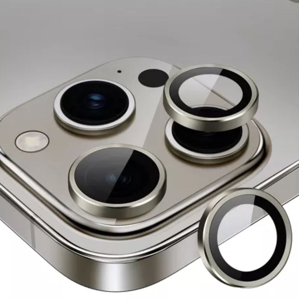 Kit 3 películas protetoras para lente de câmera de Iphone 16 pro e 16 pro max proteção celular