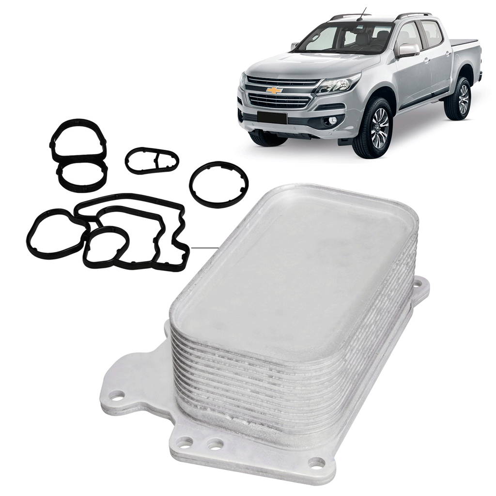Radiador Oleo + Juntas Trailblazer S10 2.8 Diesel 24586601