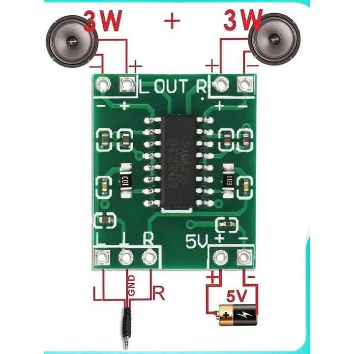 Placa Amplificada Mini Digital 2x 3w Rms 5v Power Stereo, Pam 8403