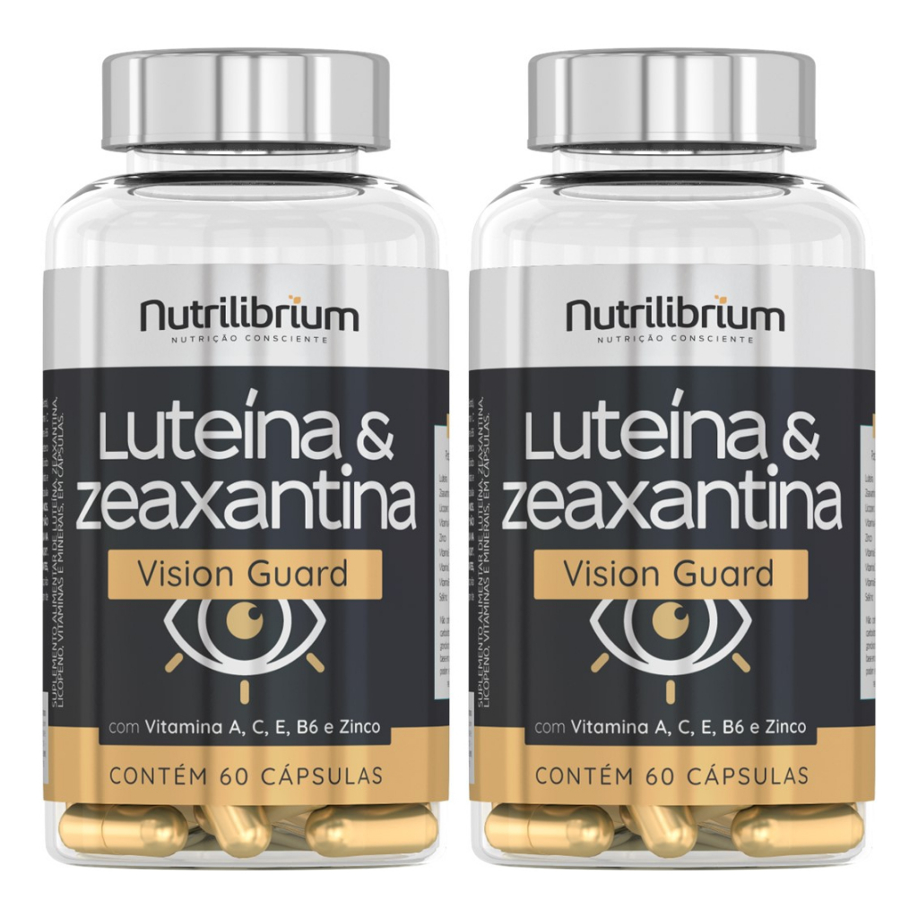 Kit 2x Luteína e Zeaxantina Vision Guard com Vit A Licopeno 60 Cáps - Health