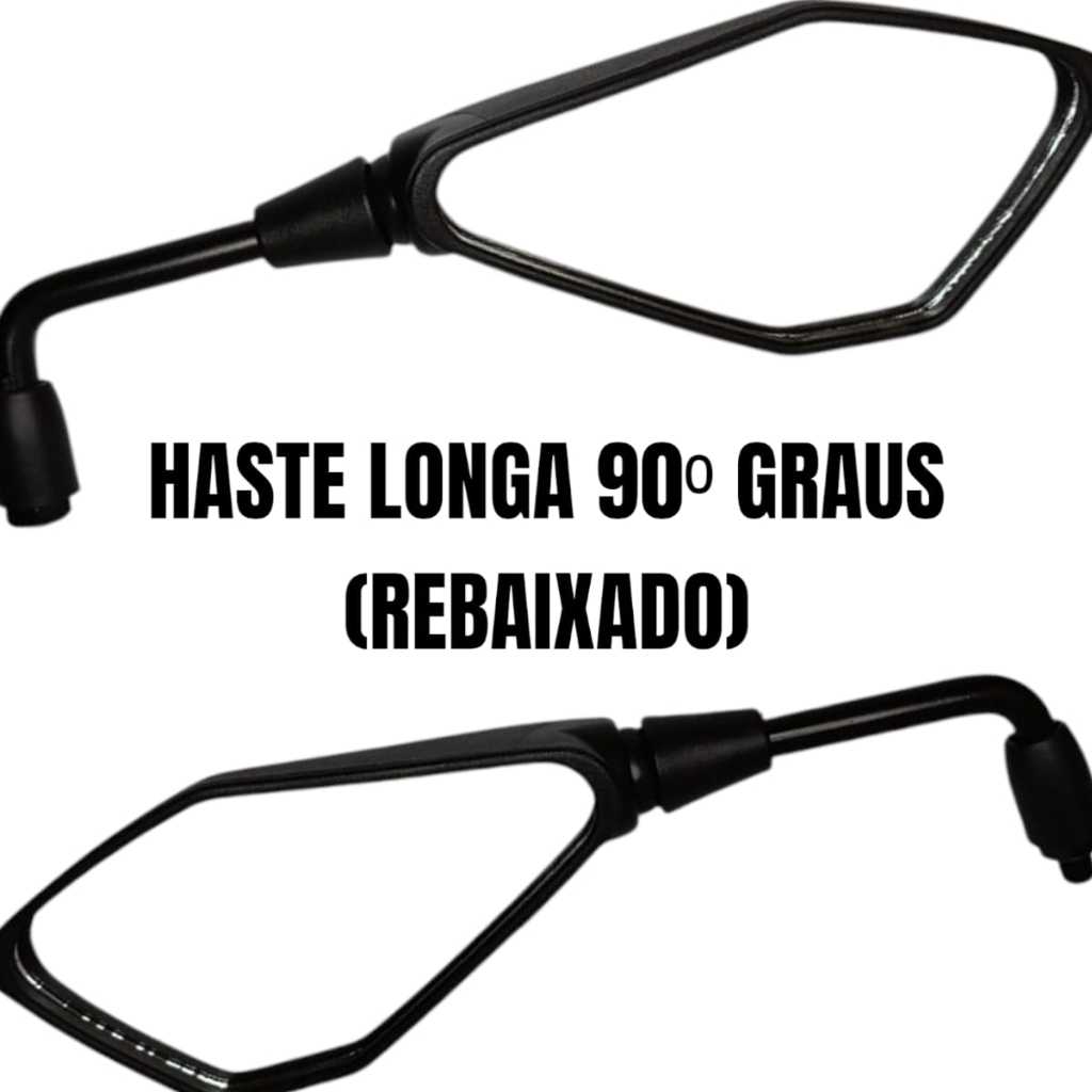 Retrovisor Z400 Rebaixado Haste Longa Cg Fann 150 160 Start 160 Xre 300 Bros 150 160 Par — imagem 2 de 2