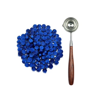 Cera para lacre, selo sinete com colher para derretimento 100 pcs em Oferta na Shopee