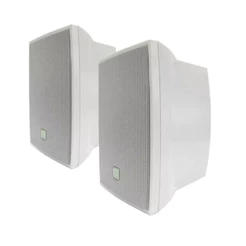 Caixas Jbl Acústicas C521 Branca 80w Com Suporte para Som Ambiente 5"