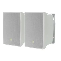 Caixas Jbl Acústicas C621 Branca 100w Com Suporte para Som Ambiente 6"