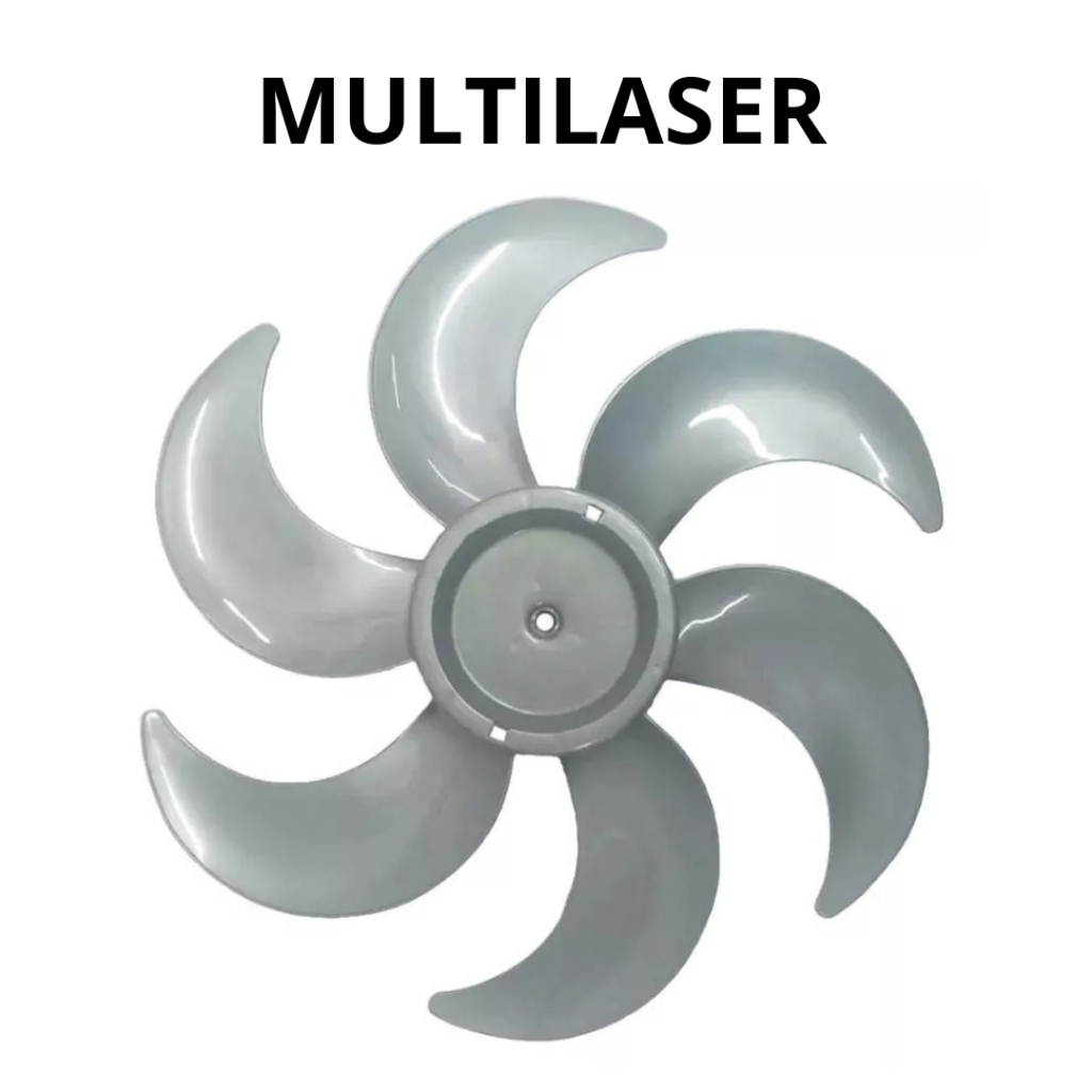 Hélice Para Ventilador Multilaser 40cm Multi Turbo 6 Pás Original em Oferta na Shopee