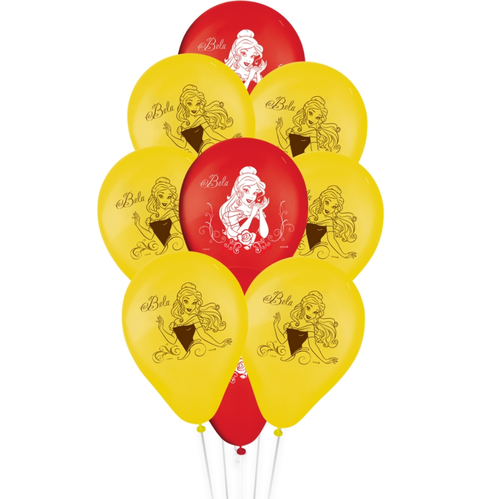 25 Bexigas Balão N°9 A Bela e a Fera Decoração Aniversário Regina Festas em Oferta na Shopee