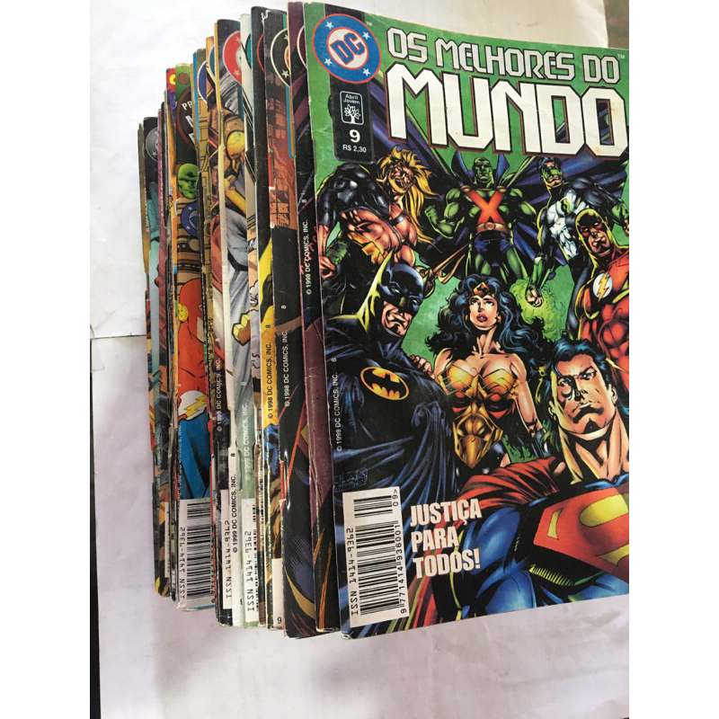 Hq Os Melhores do Mundo Formatinho Editora Abril — R$ 19,90 em Shopee