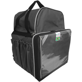 Mochila bag  Motoboy Reforçada  , Impermeavel,  Delivery - Preta em Oferta na Shopee