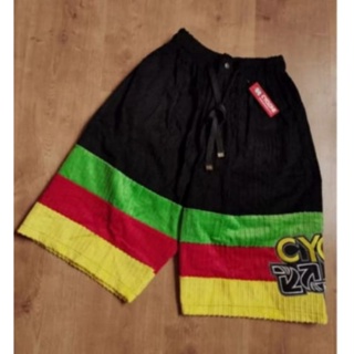 Bermuda masculina veludo rasta jamaica em Oferta na Shopee