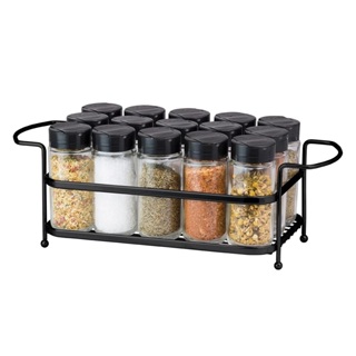 Suporte Para Tempero Preto Condimento Cozinha Sal Mesa Grande em Oferta na Shopee