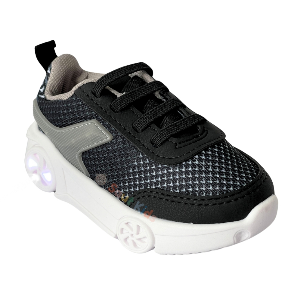 Tênis Infantil Menino com Luzinha Led Sem Cadarço Molekinho Casual Tenis Infantil Escolar Confortável Calce Facil