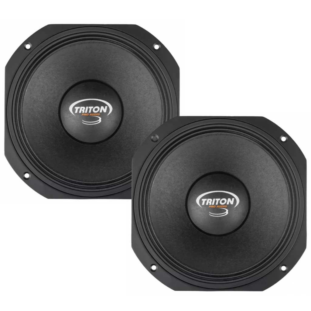 Kit Com dois Alto Falantes Triton 10 Polegadas 400w Rms 10xrl800 8 Ohms Médio Grave XLR800