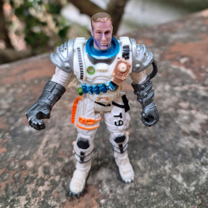 Action Figure Astronauta Space Chap Mei Anos 90 – Colecionável Raro