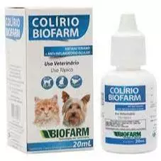Colírio Biofarm Antibacteriano e Anti-Inflamatório 20 mL