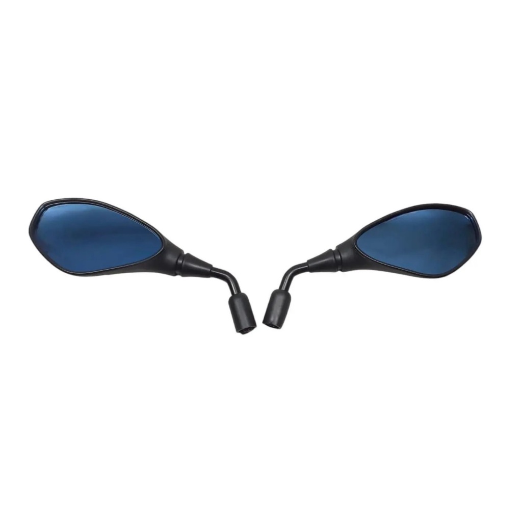 Espelho Retrovisor Modelo BMW Gs800 Lente Azul Haste Curta 9cm Rosca M10 Honda em Oferta na Shopee