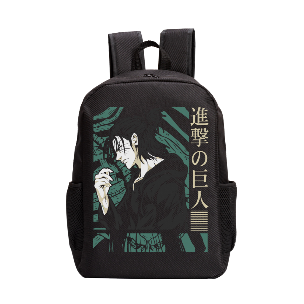 Mochila Masculina Feminina Escolar Trabalho Casual Anime Attack On Titan "Eren Yeager 2"