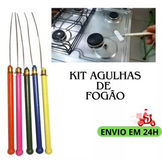 Agulhas Resistentes  para Desentupir Bocas de  Fogão em Oferta na Shopee