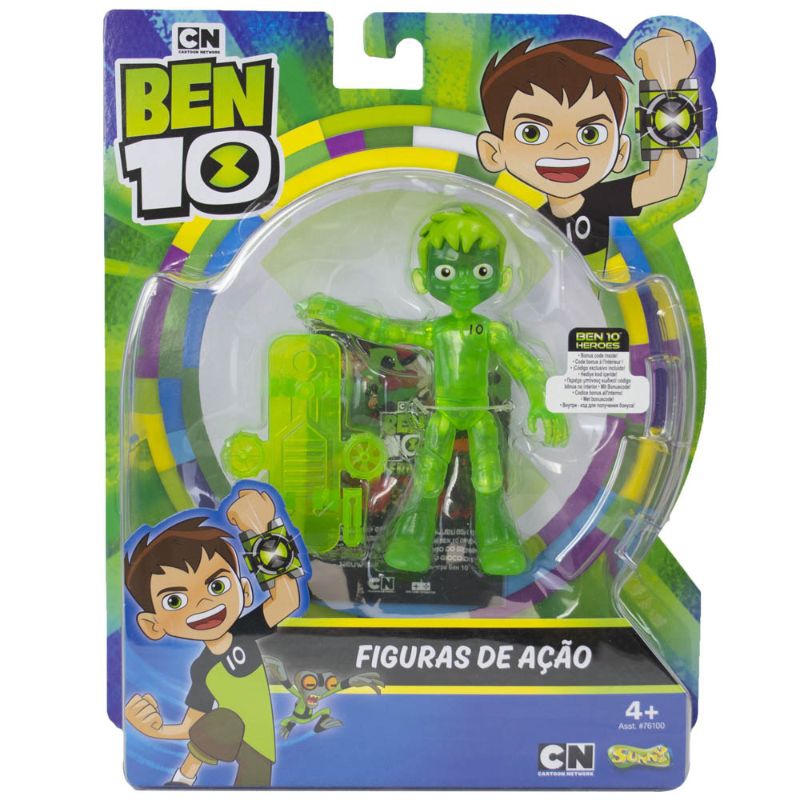 Boneco do Glitch Ben Fora do Omnitrix Ben 10 Reboot Original Lacrado