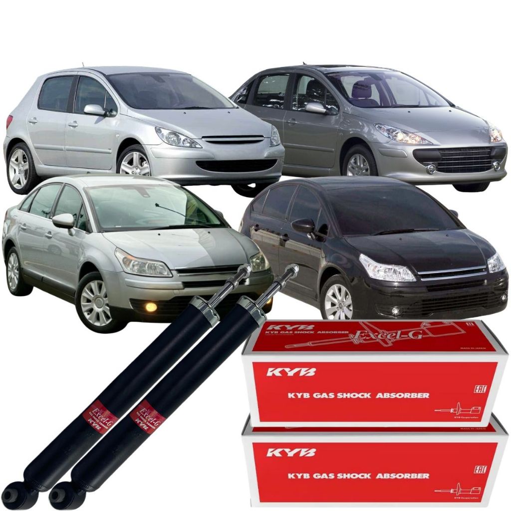 Par Amortecedor Novo Kayaba 307 C4 Palla Sedan 2002 Á 2014 em Oferta na Shopee