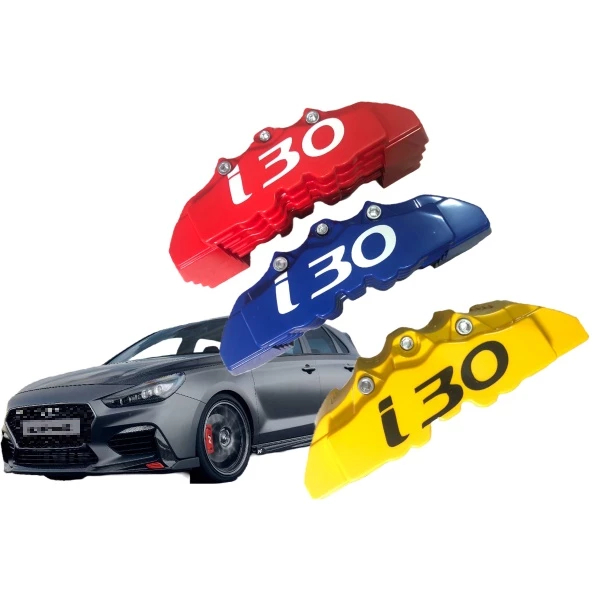 Capa Pinça De Freio Tuning i30  Kit 4 Unidades Compatível I30 Todos + COLA SILICONE