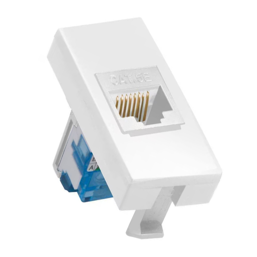Módulo Alumbra Inova Pro Branco Tomada Rede Rj45 Cat5 85024
