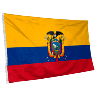 Bandeira do Equador 145cm x 90cm da Marca Suarez Bandeiras - Cores Nítidas Com ilhós em Oferta na Shopee