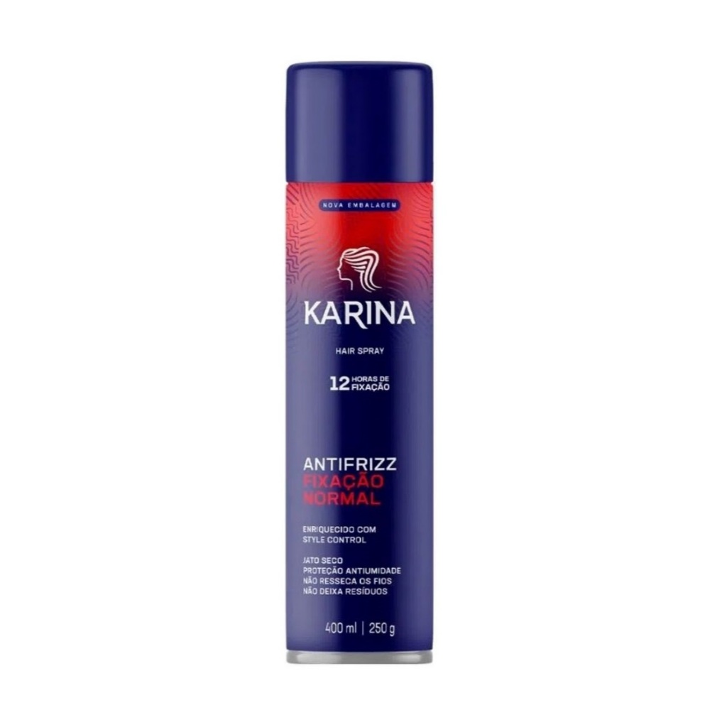 Spray Karina Fixação Normal 400ml Original - Envio Rápido