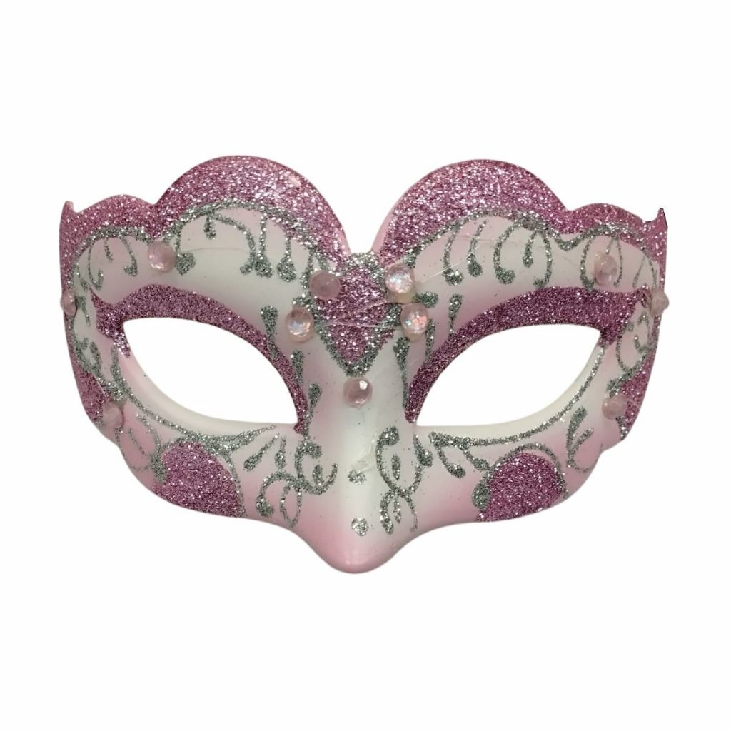 MASCARA CARNAVAL VENEZA ONDA GLITTER