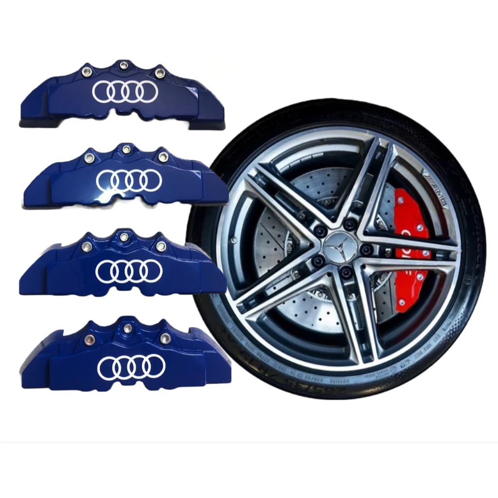 Pinça Capa De Freio Compatível Audi Todos 4 Unidades +Cola