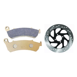 Disco De Freio Dianteiro + Pastilha Haojue Chopper Road150