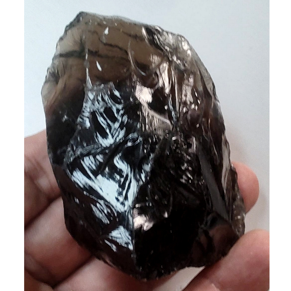 Quartzo Fumê Pedra Bruta sem Lapidação Cristal Natural Proteção e Purificação Energética