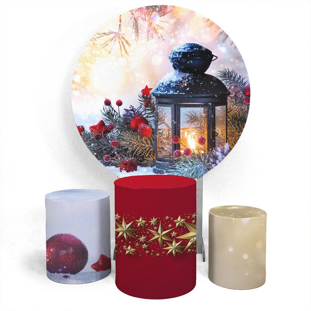 Trio Capa de Cilindro + Capa de Painel - Feliz Natal