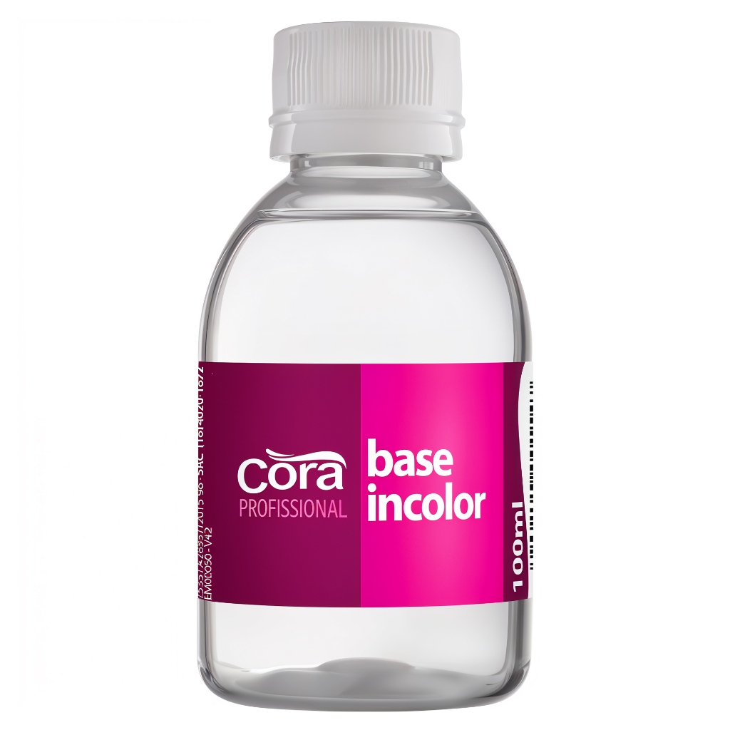 Esmalte Base Verniz Incolor Secagem Rápida Manicure Unha Natural Gel Acrigel Profissional 100ml Cora