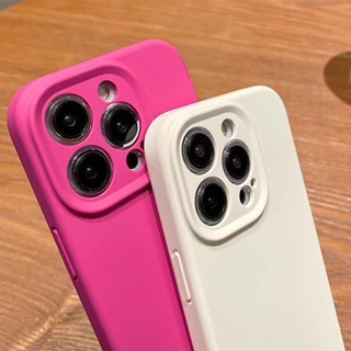 Capinha Capa DE Proteção SILICONE Câmera Aveludada Fechada PARA iPhone 15/iPhone 16 RESISTENTE