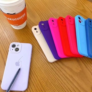 Capa Case  de Silicone IPhone 11 14 15 QUADRADA Aveludada Proteção de Câmera Alto-Relevo RESISTENTE